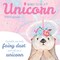 2025 Square Wall Calendar, Born To Be A Unicorn, 16-Month, Funny Unicorn Theme with 180 Reminder Stickers (12 x 12 In)
